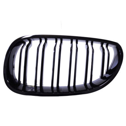 ✨Griglie reni compatibili con BMW serie 5 E60 doppie barre nere lucide✨