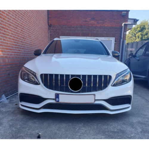 😎Griglia compatibile con Mercedes-Benz C 63 amg (s) W205 cromata😎
