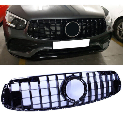 😎Griglia compatibile con Mercedes-Benz facelift GLC x254 c253 nero lucido😎
