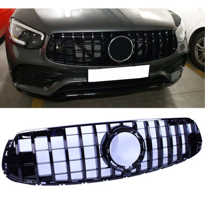 😎Griglia compatibile con Mercedes-Benz facelift GLC x254 c253 nero lucido😎