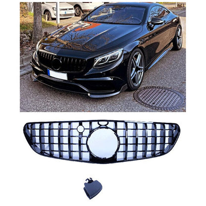 🔥Griglia compatibile con mercedes-benz s coupe 63/65 amg 2015-2017 nero c217🔥