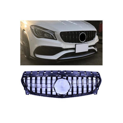 💥Griglia compatibile con Mercedes-Benz W117 CLA-class facelift nero💥