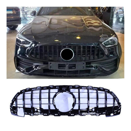 💯Grill compatible with Mercedes C class W206 glossy black💯
