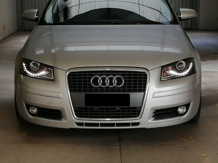 💫ART.6458 FARI DAYLIGHT NERI per AUDI A3 8P 2003-2008💫