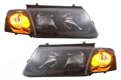 💫ART.6078 FARI ANTERIORI NERI per VW PASSAT B5 3B 1996-2000💫