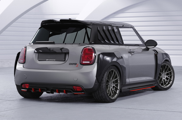💕ART.7567 Spoiler Mini COOPER S F55/F56/F66 2014+ NERO LUCIDO💕