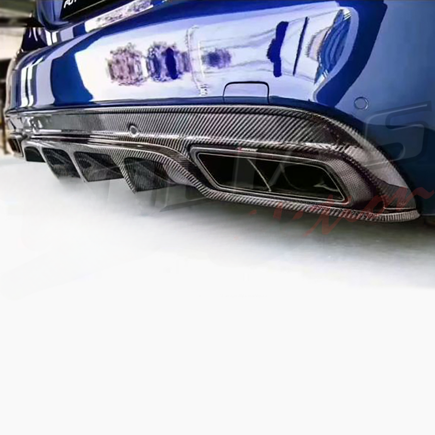 TERMINALI DI SCARICO DOPPI TIPO AKRAPOVIC COMPATIBILE PER ALFA ROMEO GIULIA