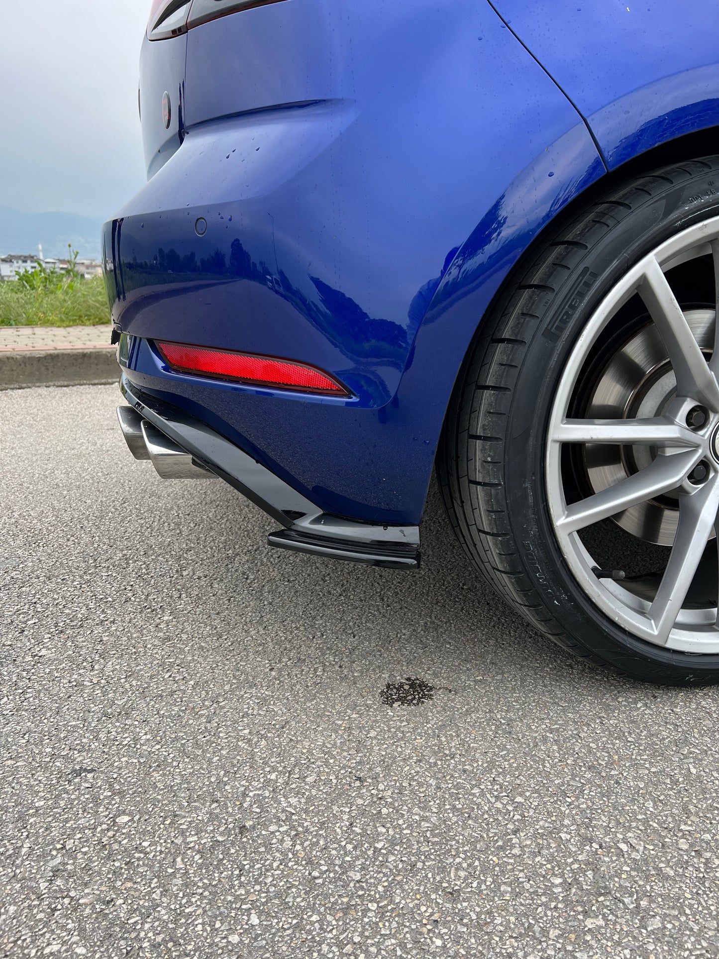 Rear Side Splitters FOR 💫VW VOLKSWAGEN Golf MK 7.5 R 2017-2020💫 