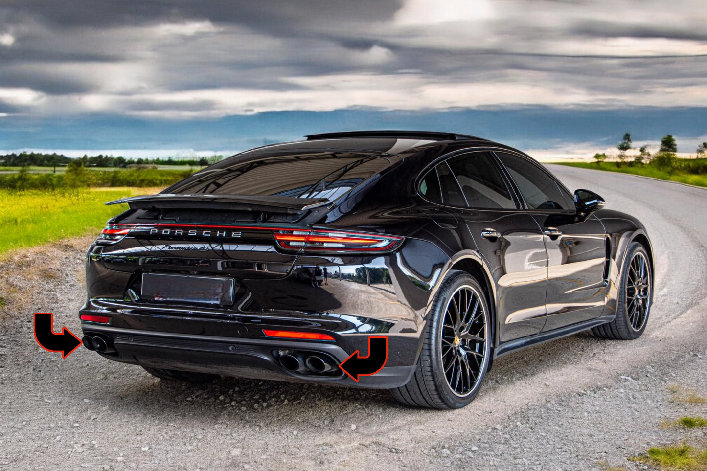 ⭐Exhaust Terminal SUITABLE FOR PORSCHE PANAMERA 14-16 SPORT ⭐