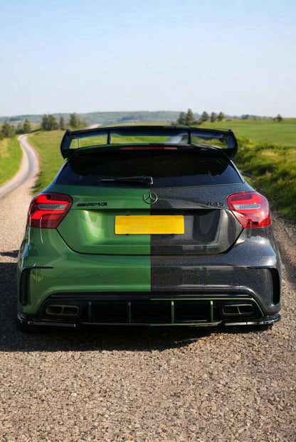 ✨Spoiler Alettone adatto per Mercedes A-Class W176 (2013–2018) in ABS Nero✨