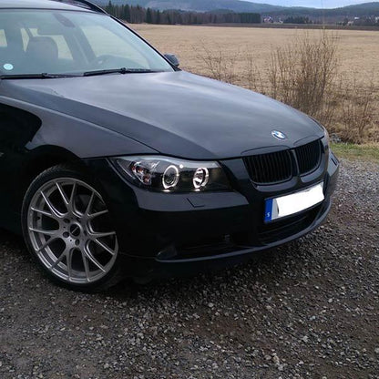 💫ART.6488 LPBMH6 FARI OCCHI D'ANGELO CCFL CHROME per BMW E90/E91 2005-2008💫