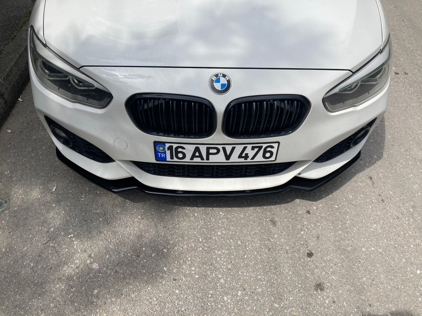Splitter Anteriore BMW Serie 1 F20-F21 M-Power Facelift 2015-2019 Con ABE TÜV