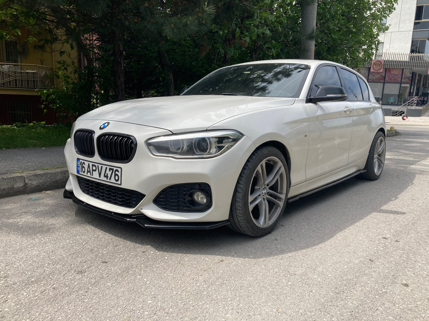 Splitter Anteriore BMW Serie 1 F20-F21 M-Power Facelift 2015-2019 Con ABE TÜV