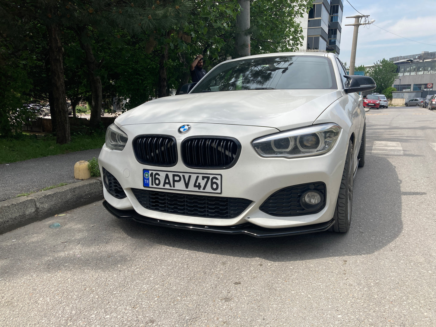 Splitter Anteriore BMW Serie 1 F20-F21 M-Power Facelift 2015-2019 Con ABE TÜV