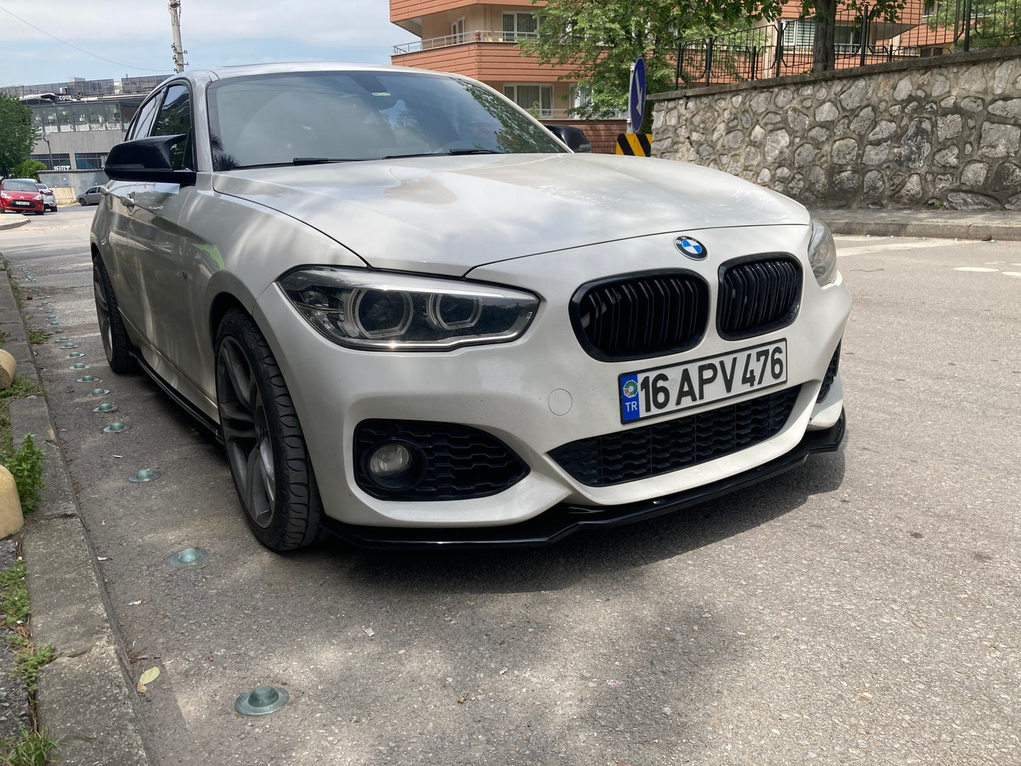 Splitter Anteriore BMW Serie 1 F20-F21 M-Power Facelift 2015-2019 Con ABE TÜV
