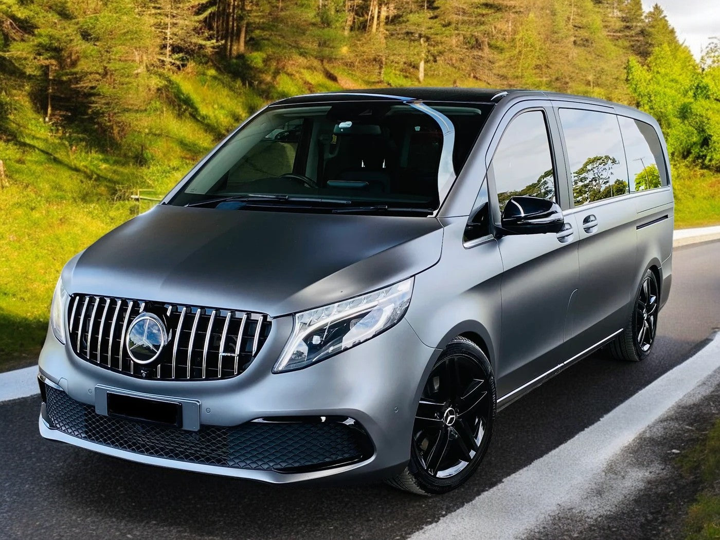 💯Griglia compatibile con mercedes-benz w447 vito cromata💯