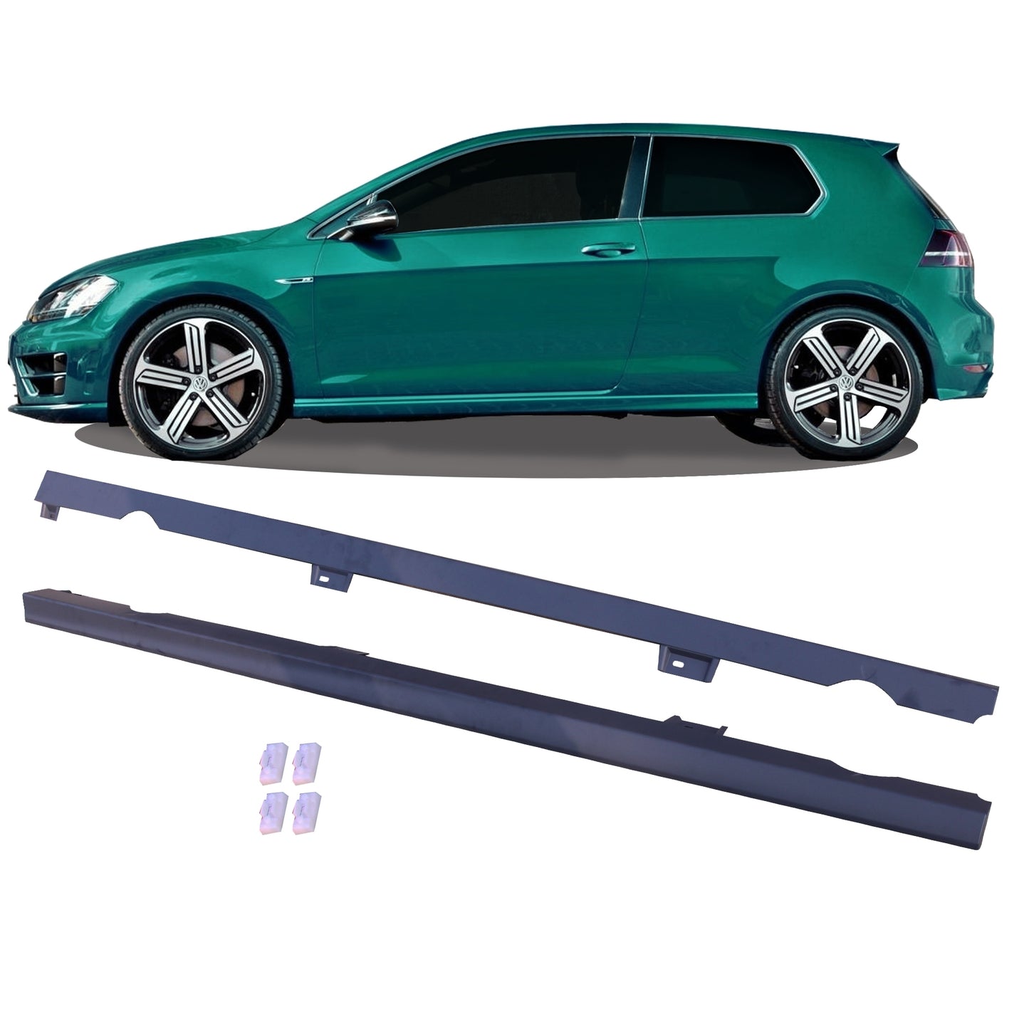 ✨Minigonne laterali adatte per VW Golf 7 2012-2017, per 3 e 5 porte✨