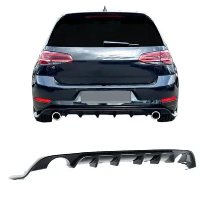 2991✨DIFFUSORE POSTERIORE LOOK SPORTIVO PER VW GOLF 7 FACELIFT (2017–2020)✨