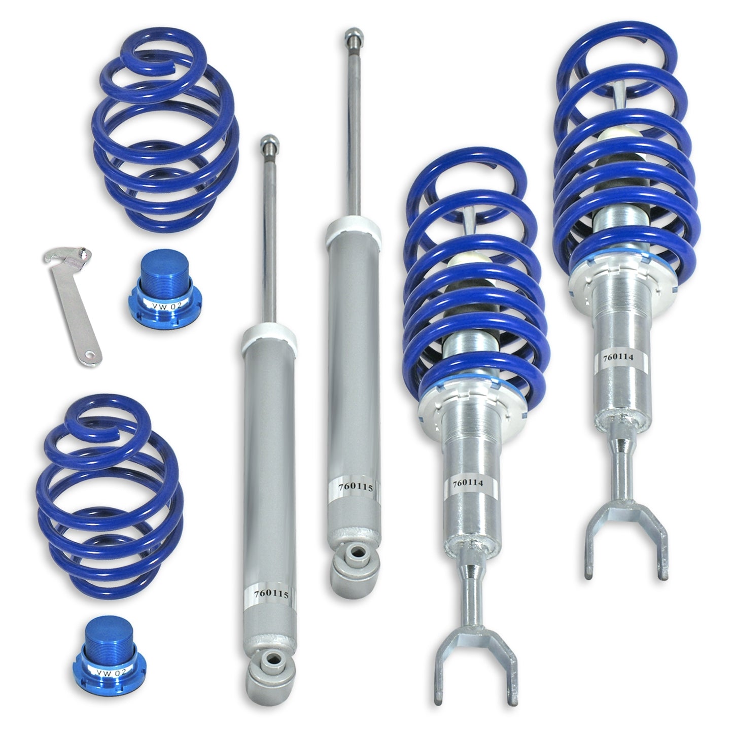 🎀Art.3824 Kit assetto a ghiera BlueLine adatto per Skoda Superb I (3U)🎀