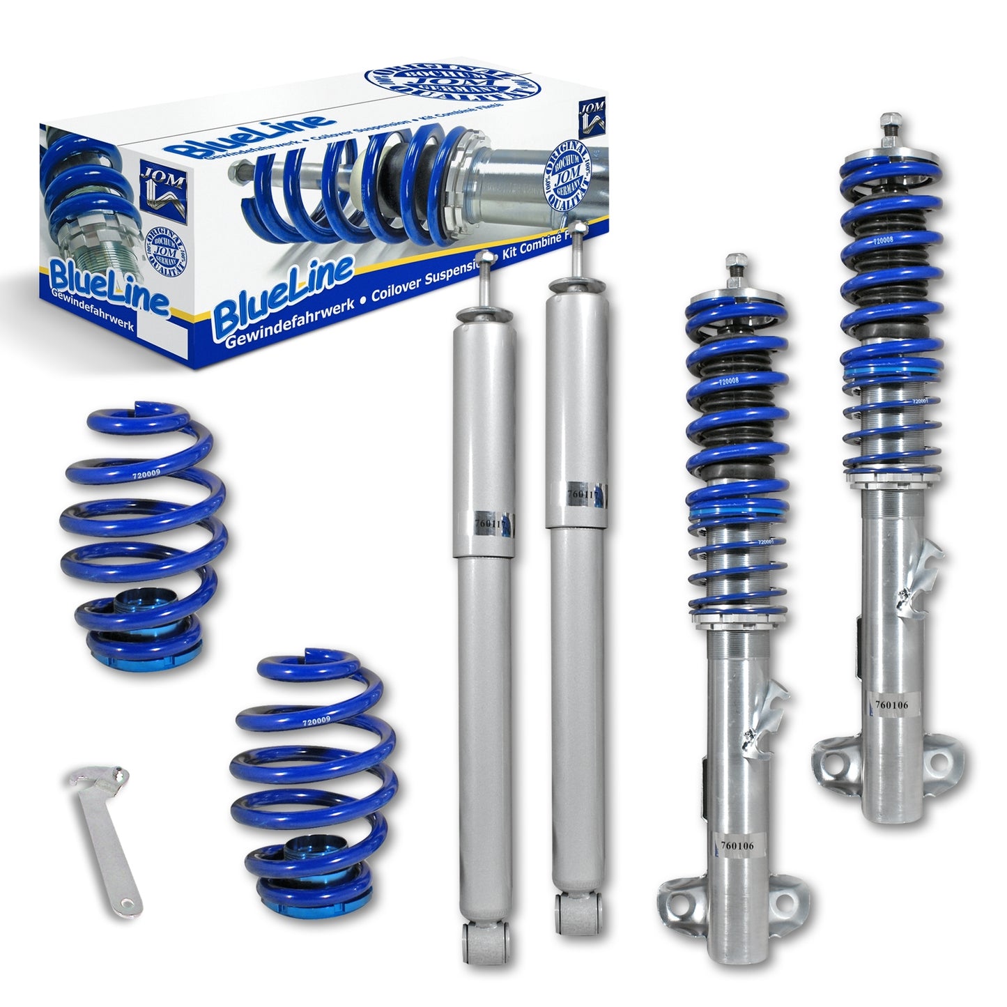 🎀Art.3515 Kit assetto sportivo a ghiera BlueLine adatto per BMW E36 Compact🎀
