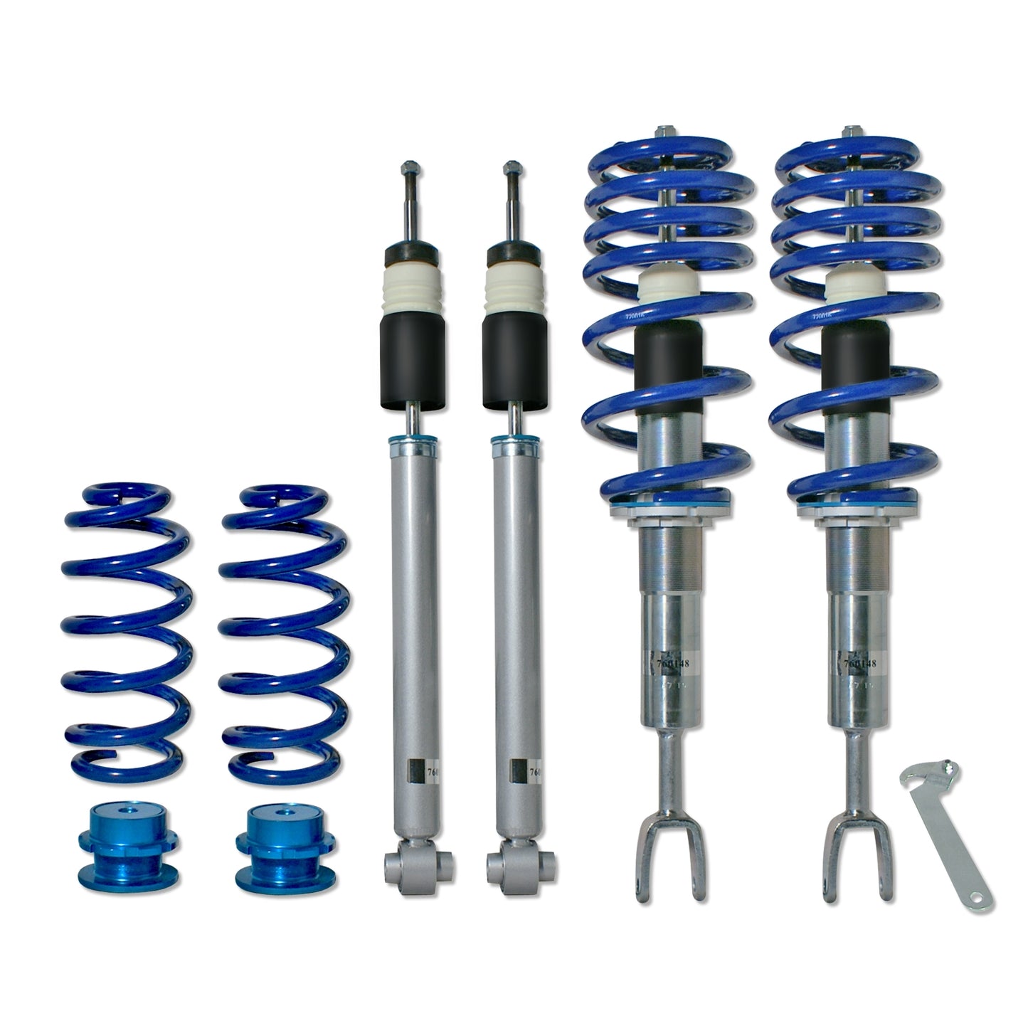 🎀Art.3326 Kit coilover sportivo BlueLine adatto per Audi A4  B7 (8e) 🎀