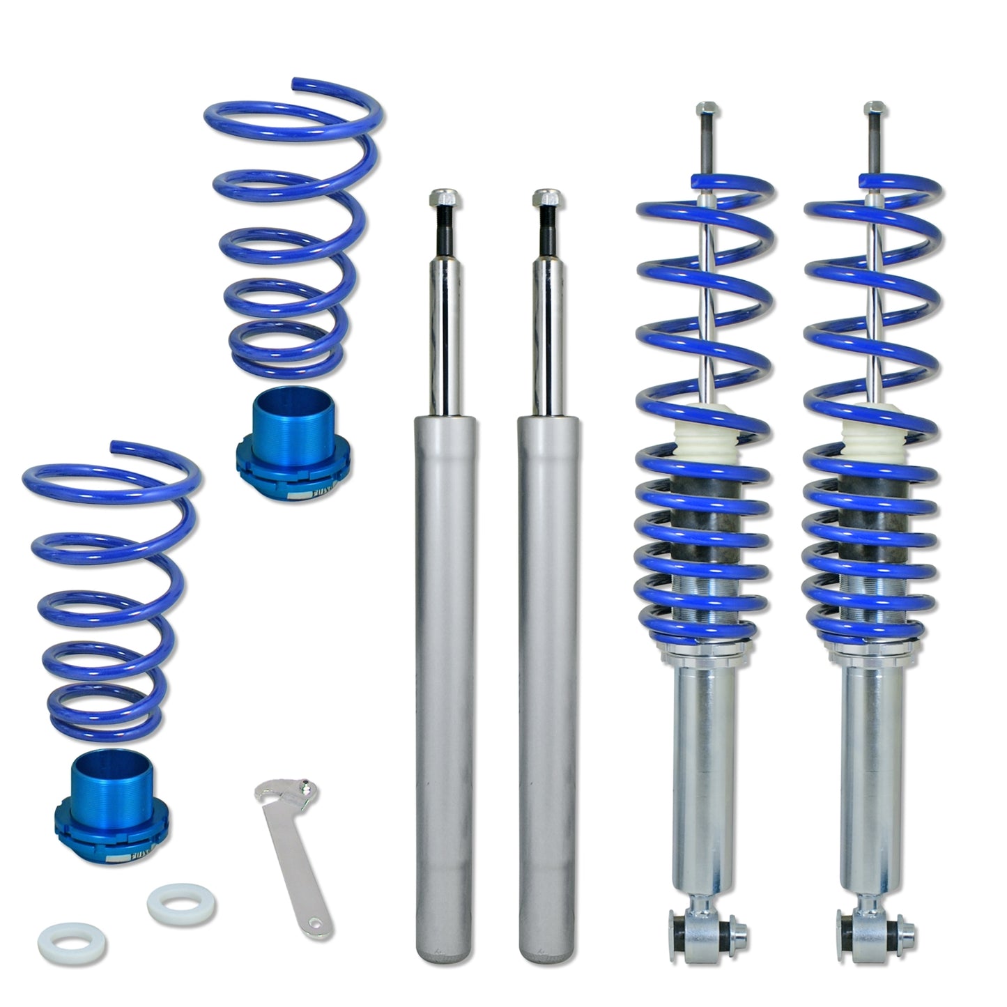 🎀Art.3570 Kit assetto sportivo a ghiera BlueLine adatto per BMW E34 limousine🎀