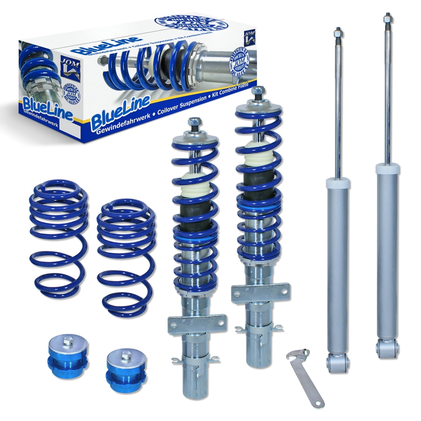 🎀Art.3256 Kit assetto a ghiera BlueLine adatto per Audi A1 8X 1.2 🎀