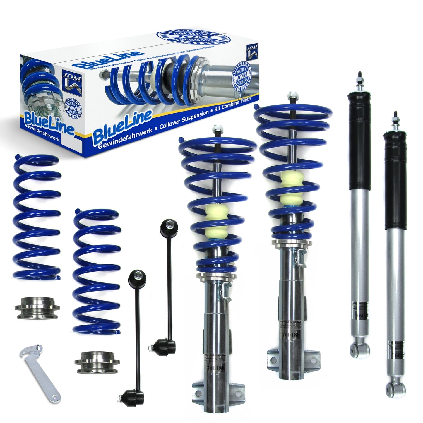 🎀Art.3723 Kit coilover  con collegamenti di caduta adatto per C- Klasse W203🎀