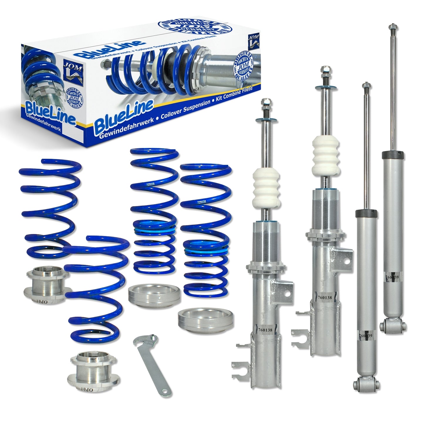 🎀Art.3766 Kit ghiera sportivo a ghiera BlueLine adatto per Opel Adam 1.0🎀