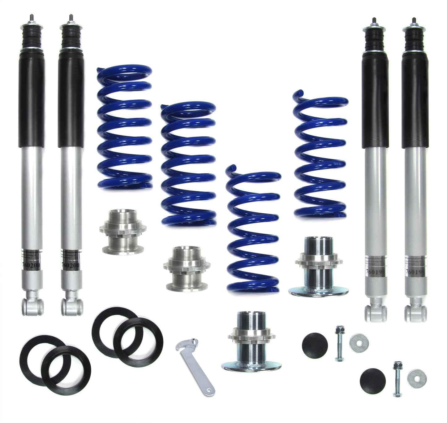 🎀Art.3760 Kit coilover sportivo BlueLine adatto per Mercedes Benz SLK R170🎀