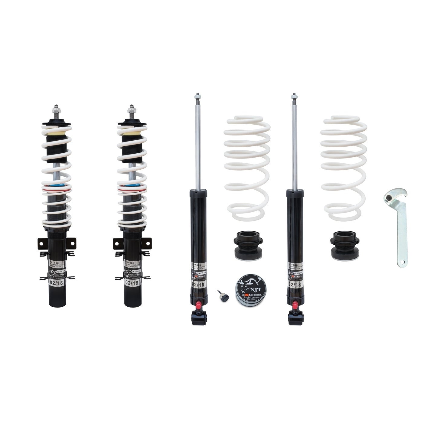 🎀Art.4340 Kit assetto sportivo NJT eXtrem adatto per Seat Ibiza tipo 6J 🎀