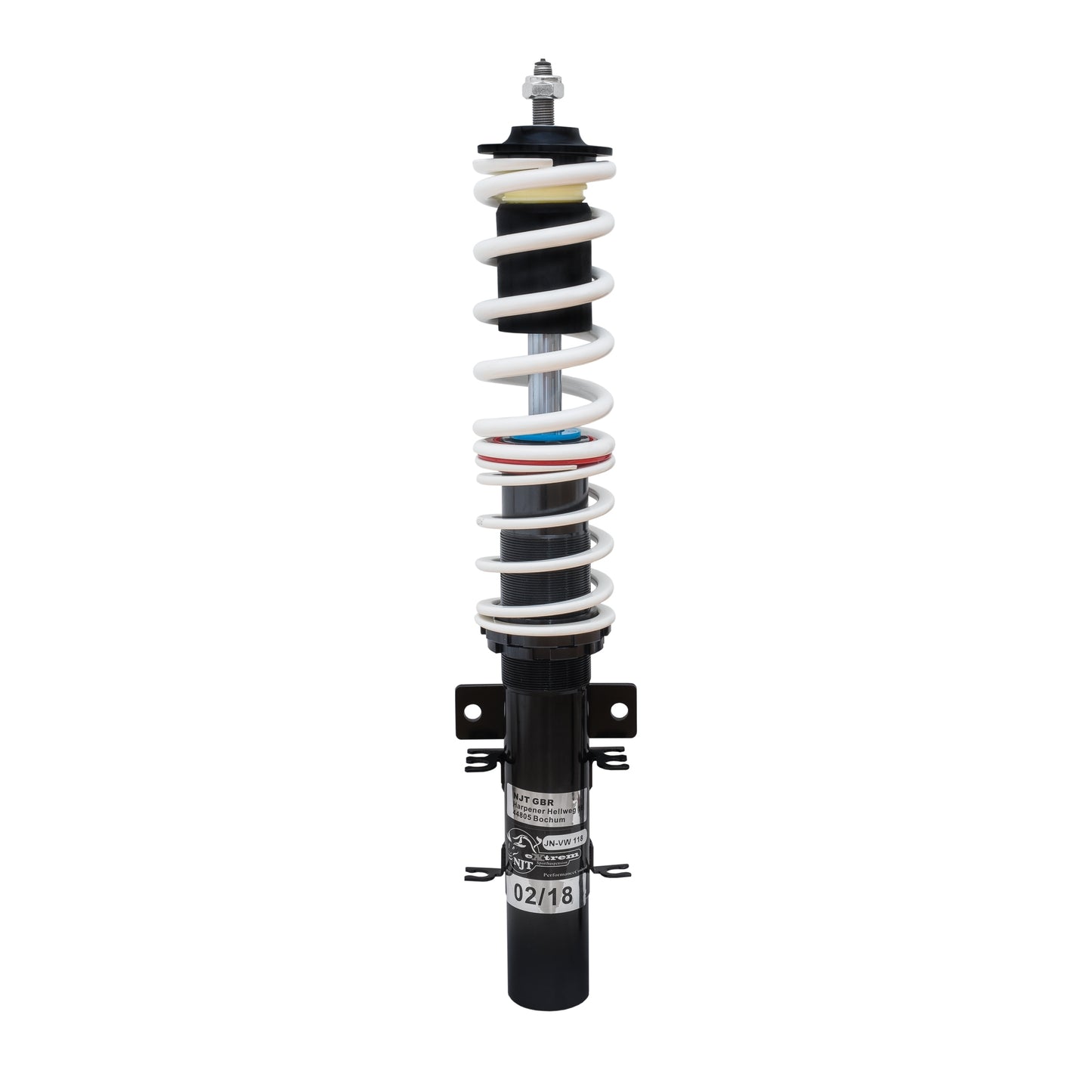 NJT eXtrem coilover suspension sport suspension with adjustable hardness for Polo 6R suitable for VW Polo Type 6R 1.2, 1.4, 1.6, 1.4 TDi, 1.6TDi, from year of manufacture 2009-
