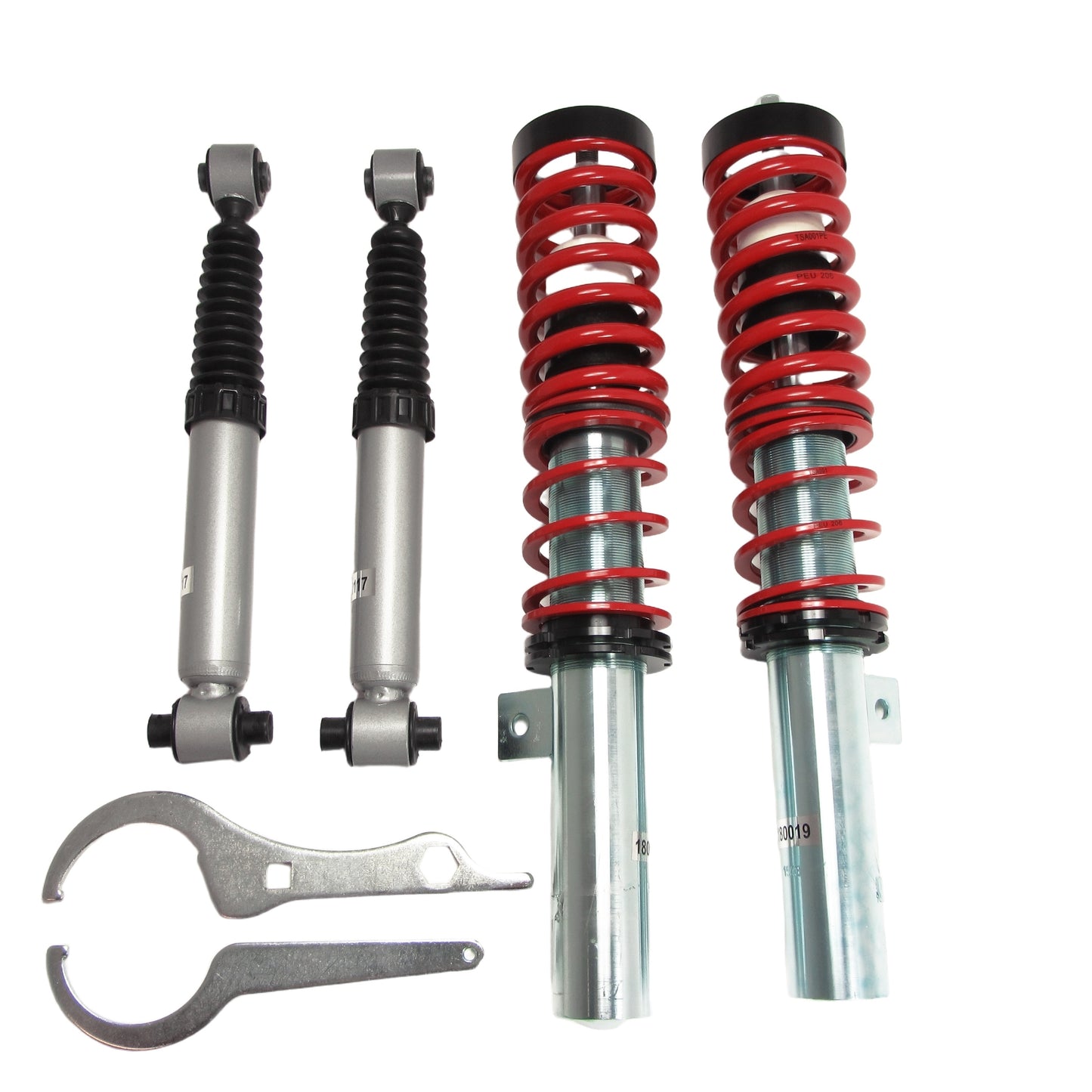 🎀Art.4200 Kit assetto sportivo a ghiera Redline adatto per Peugeot 206🎀
