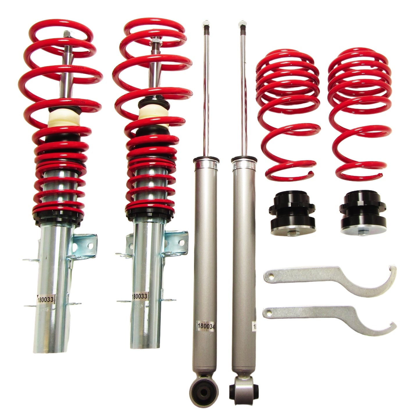 🎀Art.4208 Redline Kit assetto sportivo a ghiera adatto per Skoda Fabia 6Y 🎀