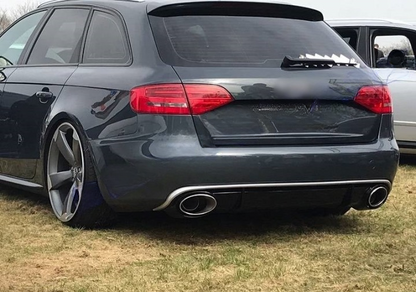 ART.3594  Diffusore RS4 Look per Audi A4 B8 8KFacelift 2012-2015 Nero Lucido