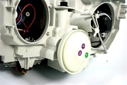 Set of headlights suitable for Mercedes W203 chrome 