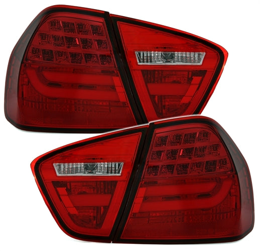 Fanali posteriori a LED per BMW E90 Serie 3 in rosso