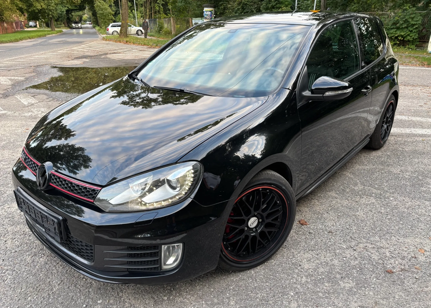 💫ART.4809 Paraurti + Splitter Anteriore per Volkswagen Golf 6 Look GTI💫