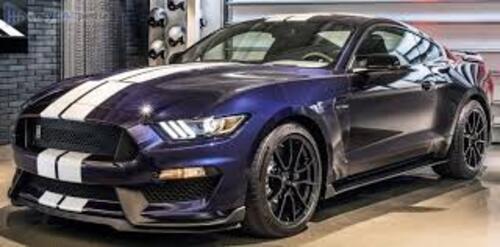 ART.4522 Minigonne Ford Mustang 2015-2020 Look GT500 II Nero opaco