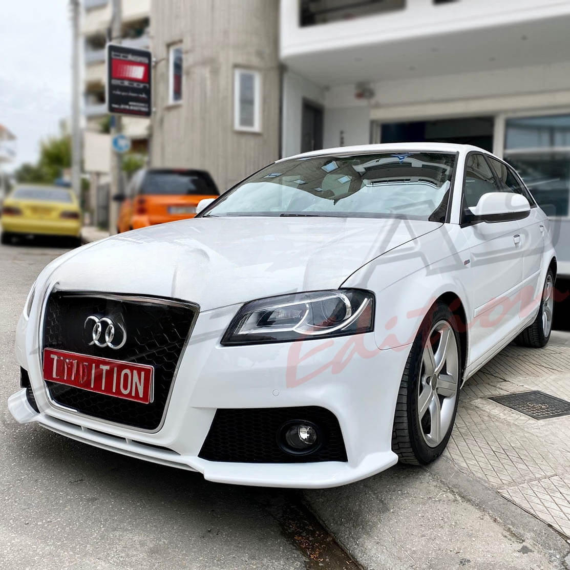 FRONT BUMPER RS3 TYPE SUITABLE FOR A3 8PA (08-12) 