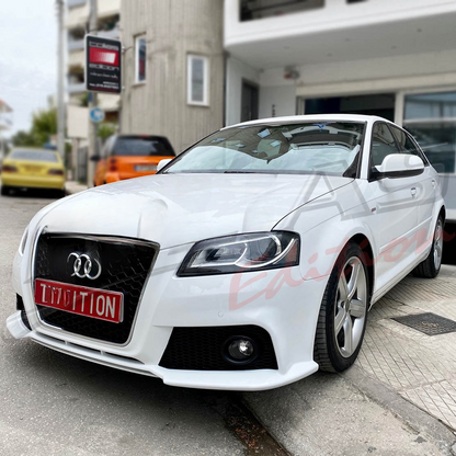 FRONT BUMPER RS3 TYPE SUITABLE FOR A3 8PA (08-12) 