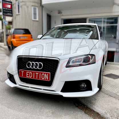 FRONT BUMPER RS3 TYPE SUITABLE FOR A3 8PA (08-12) 