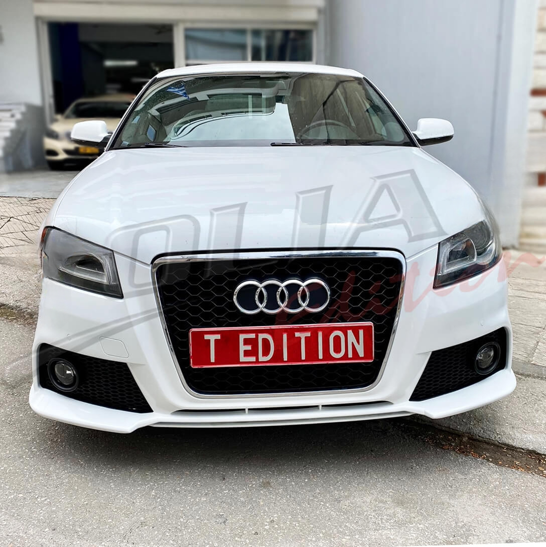 FRONT BUMPER RS3 TYPE SUITABLE FOR A3 8PA (08-12) 