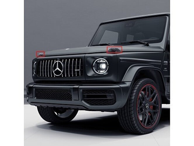 🤩FARI ANTERIORI A LED NERI SEQ ADATTO PER MERCEDES G-KLASA W464 18-🤩