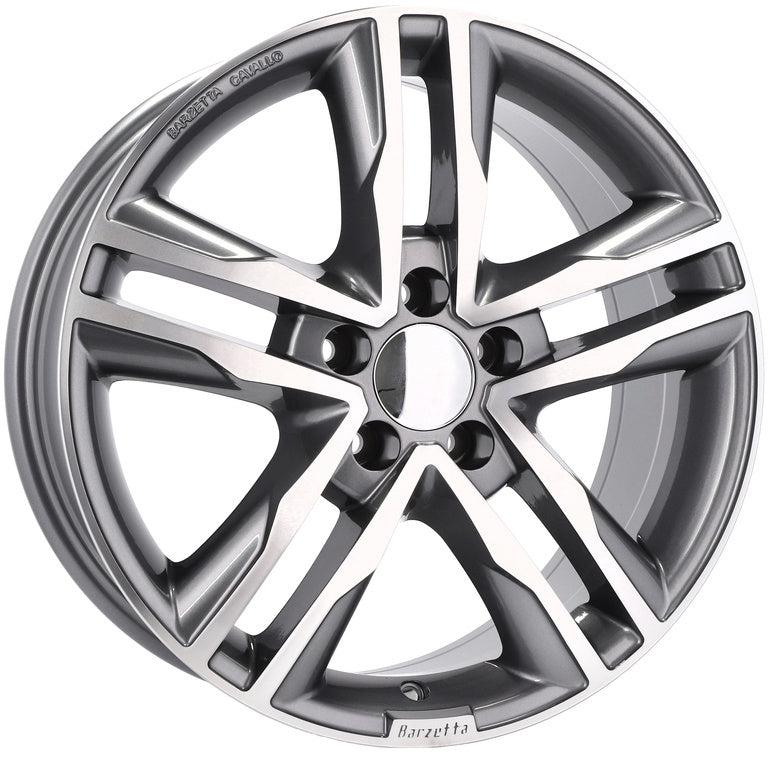 CERCHI CERCHIO IN LEGA 17" Adatto per ALFA ROMEO CITROEN DS FIAT FORD JAGUAR LANCIA LAND ROVER LINCOLN MERCEDES OPEL PEUGEOT RENAULT SMART TOYOTA VOLVO