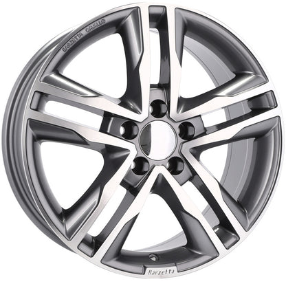 CERCHI CERCHIO IN LEGA 17" Adatto per ALFA ROMEO CITROEN DS FIAT FORD JAGUAR LANCIA LAND ROVER LINCOLN MERCEDES OPEL PEUGEOT RENAULT SMART TOYOTA VOLVO