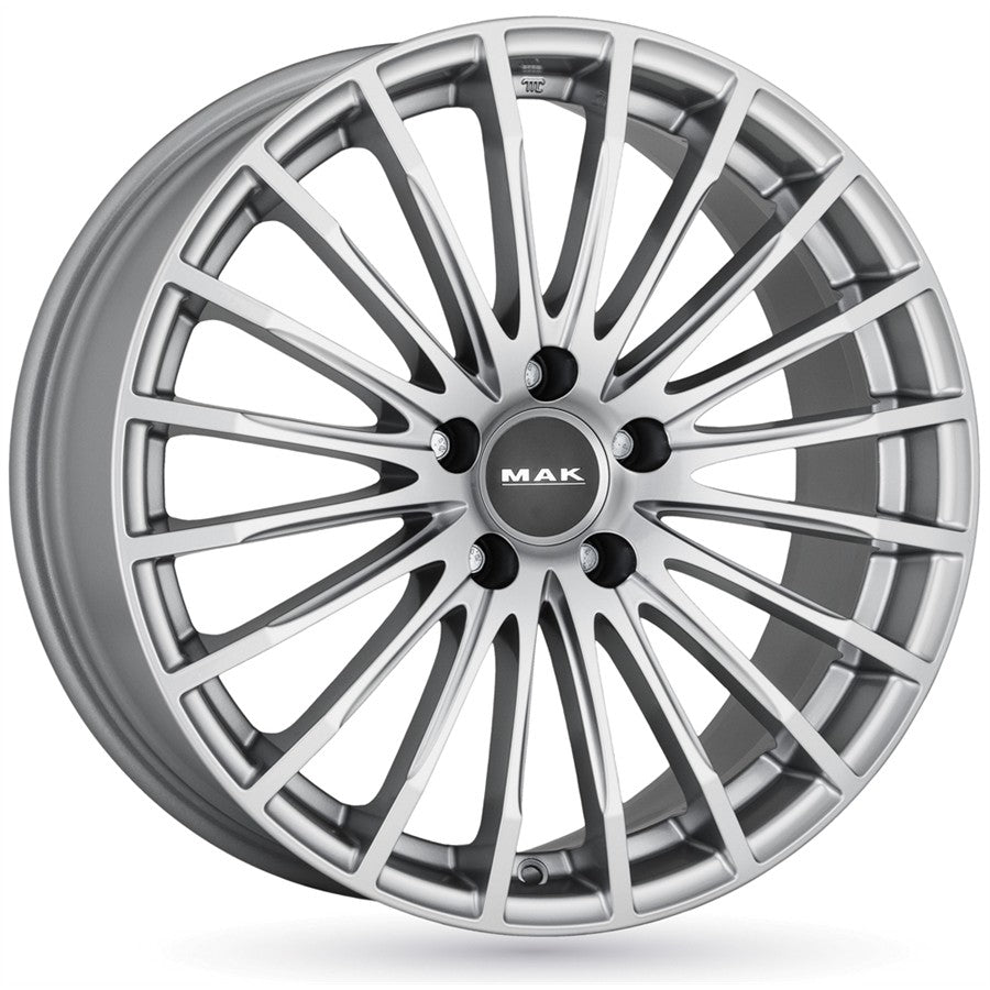 CERCHI CERCHIO IN LEGA 18" Adatto per AUDI A4 MAK STARLIGHT NERO SILVER