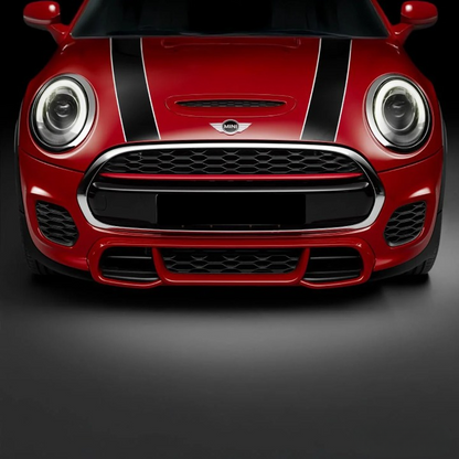 💫ART.7506 GRIGLIA SPORTIVA NERA ROSSA per MINI COOPER F55 F56 F57 14-21💫
