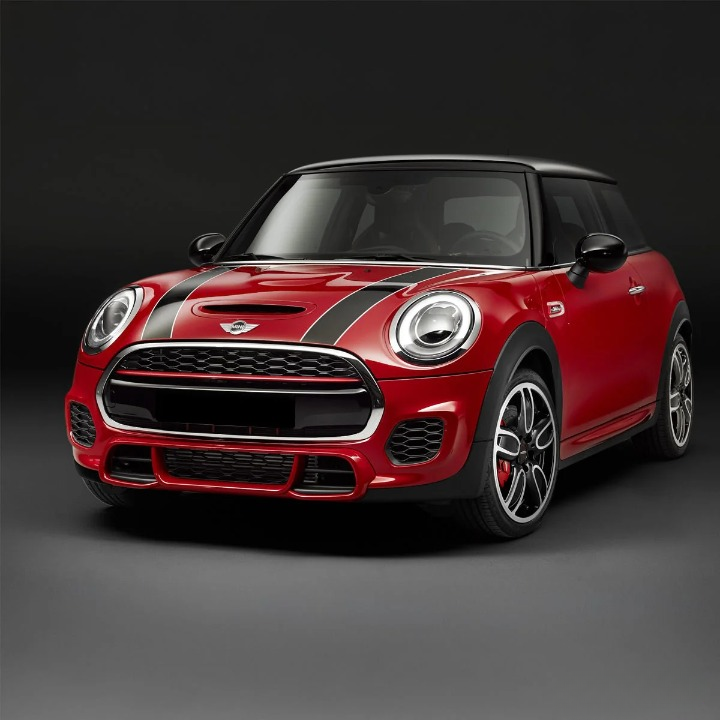 💫ART.7506 GRIGLIA SPORTIVA NERA ROSSA per MINI COOPER F55 F56 F57 14-21💫