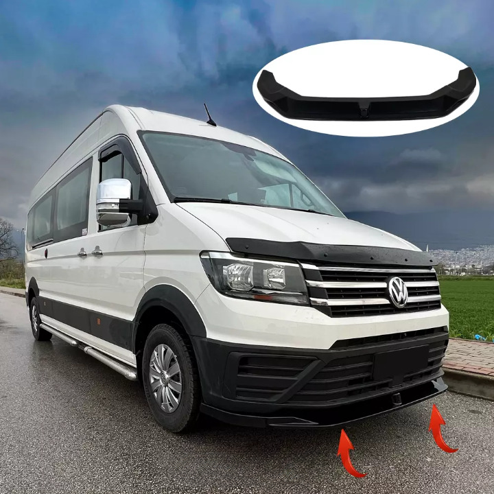 ⭐ Spoiler anteriore a labbro anteriore compatibile con VW Crafter MK2 2017+⭐